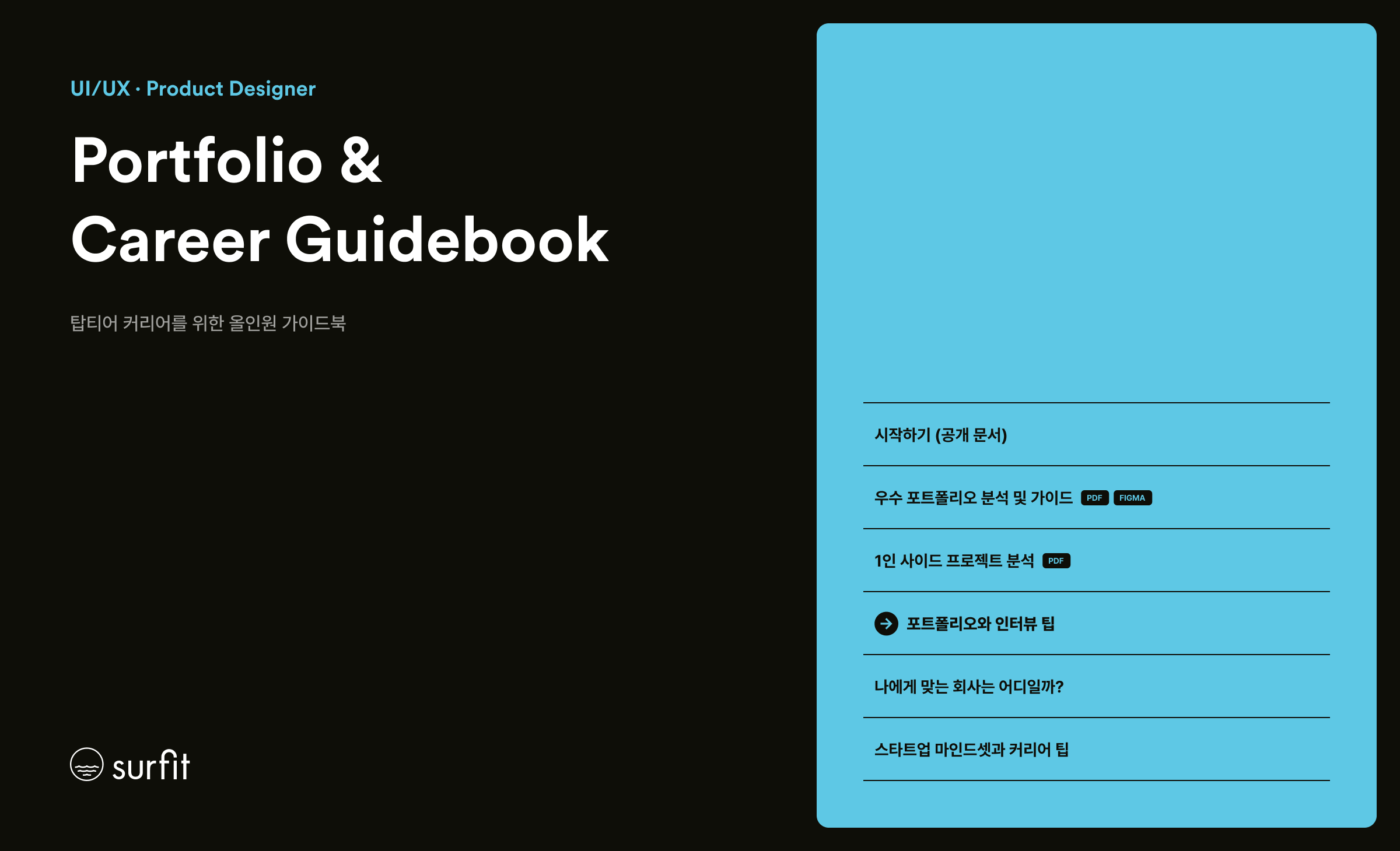 포트폴리오와 인터뷰 팁